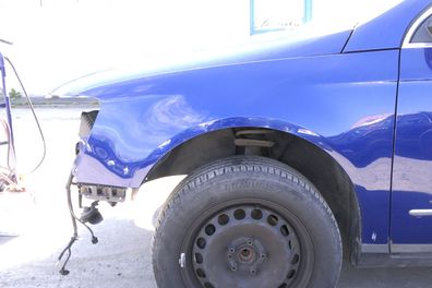 VW Passat 3C Kotflügel vorne links blau LC5E cobaltblue