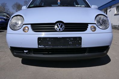 VW Lupo Stoßstange vorne Frontstoßstange Stoßfänger grau blau LR5D vorn