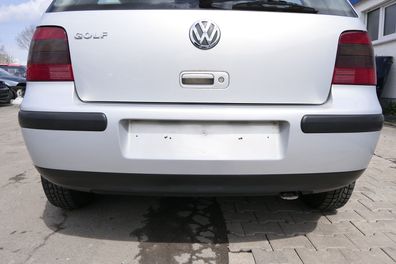 VW Golf 4 1J Limousine Stoßstange hinten Heckstoßstange Stoßfänger silber LB7Z g