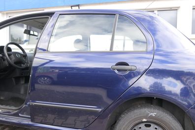 Skoda Fabia 6Y Limousine Schrägheck Tür hinten links blau LF5U