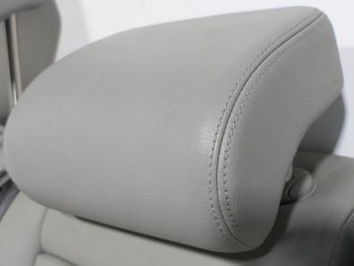 VW Passat 3C Kopfstütze Sitz Sitze hinten in der Mitte grau Leder