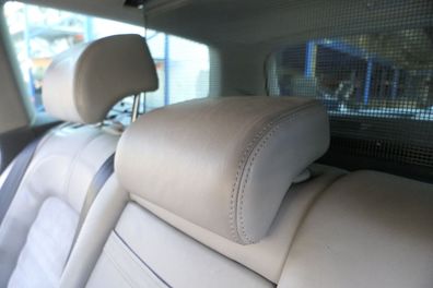 VW Passat 3C Kopfstütze Sitz hinten in Mitte mittig Leder latte macchiato braun