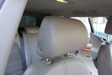 VW Passat 3C Kopfstütze Sitz Sitze vorne rechts Leder braun latte macchiato