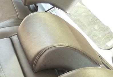 VW Passat 3C B7 Kopfstütze Sitz hinten in Mitte mittig Leder naturbraun braun 3A