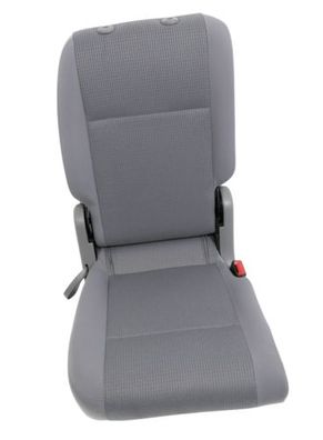 Caddy 3 2K Sitz Rücksitz hinten rechts 1. Sitzreihe grau dd