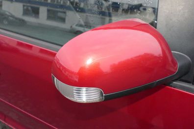 VW Touran 1T elektrischer Spiegel Außenspiegel beheizt rechts rot braun LA3W