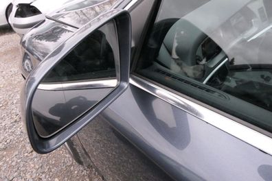 Audi A6 4F C6 Spiegel Außenspiegel links elektrisch grau blau LZ7R