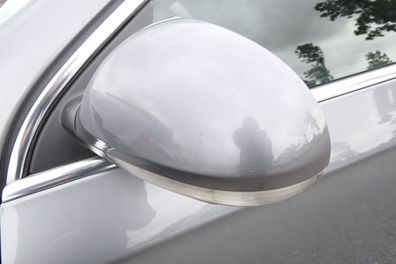 VW Passat 3C elektrischer Spiegel Außenspiegel links mit Glas Blinke grau LA7T