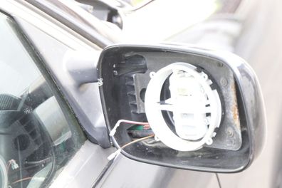 VW Passat 3A 35i elektrischer Spiegel Außenspiegel rechts schwarz LC9Z