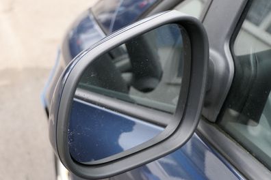 Seat Toledo Altea elektrischer Spiegel Außenspiegel links + Glas blau grau LS5Y