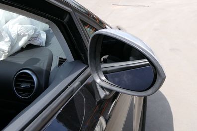 Seat Leon 1P elektrischer Spiegel Außenspiegel rechts + Glas silber anklappbar
