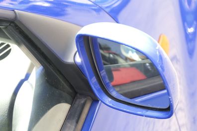 VW Golf 4 Bora manueller Spiegel vorne rechts Außenspiegel blau LW5Z