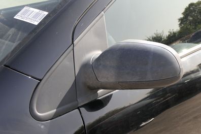 VW Fox 5Z manueller Spiegel Außenspiegel + Glas links schwarz matt mechanisch