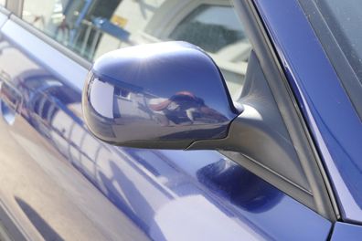 Audi A4 B5 Spiegel Außenspiegel rechts elektrisch blau LZ5K