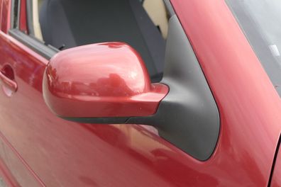 VW Golf 4 Bora elektrischer Spiegel vorne rechts Außenspiegel rot LC3K