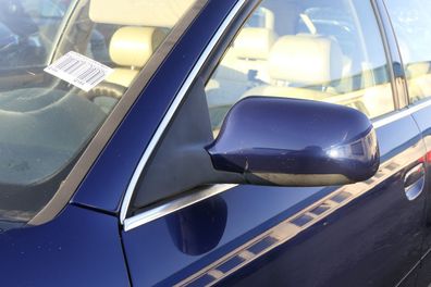 Audi A6 4B Spiegel Außenspiegel links elektrisch blau LZ5K