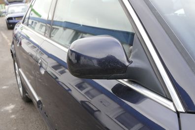 Audi A8 4D Spiegel Außenspiegel rechts elektrisch blau LZ5L 4D1858532M