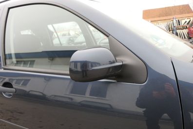 VW Golf 4 Bora elektrischer Spiegel vorne rechts Außenspiegel blau grau LC5F blu