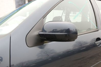 VW Golf 4 Bora elektrischer Spiegel vorne links Außenspiegel blau grau LC5F blue