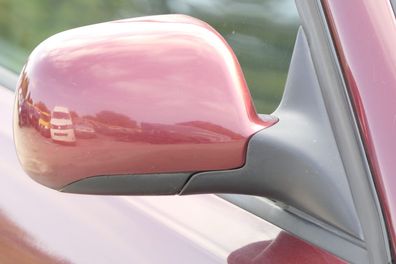 Audi A4 B5 Spiegel Außenspiegel rechts elektrisch rot braun LZ3L