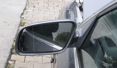Audi A6 4B Spiegel Außenspiegel links elektrisch grau LX7Z mit GLAS Facelift