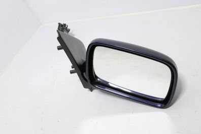 VW Polo 6N manueller manuell Spiegel Außenspiegel rechts mit Glas blau LN5Y wind