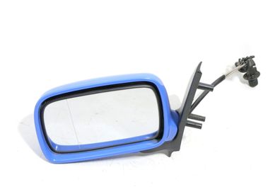 VW Polo 6N manueller manuell Spiegel Außenspiegel links Glas blau L59Q hellblau