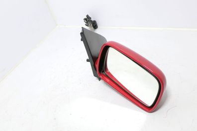 VW Polo 6N manueller manuell Spiegel Außenspiegel rechts Glas rot LP3G 202272