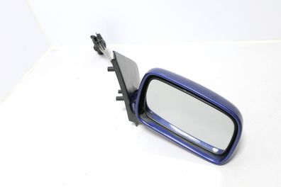 VW Polo 6N manueller manuell Spiegel Außenspiegel rechts blau LR5V & Glas