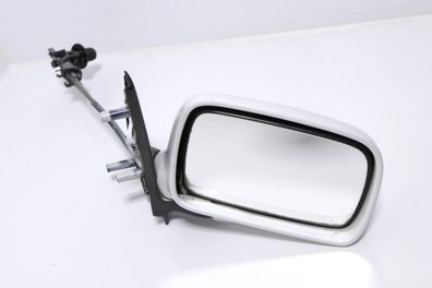 VW Polo 6N manueller manuell Spiegel Außenspiegel rechts weiß LB9A mit Glas