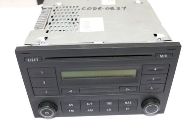 VW Fox 5Z Pol 9N3 Radio CD Player Original RCD200 Red BVX 6Q0035152G mitCode