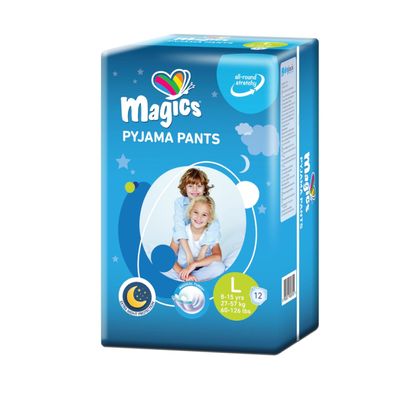 Magics Youth Pyjama Pants L 8-15 Jahre 12 Stk Inkontinenz Einweg Slip Kinder