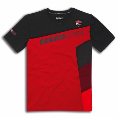 DUCATI Corse Sport Herren T- Shirt rot man shirt Motorrad rosso * NEU* 98770592