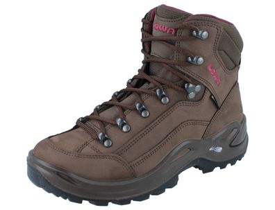 LOWA Renegade GTX Mid Ws Damen Trekkingstiefel Wanderstiefel braun espresso