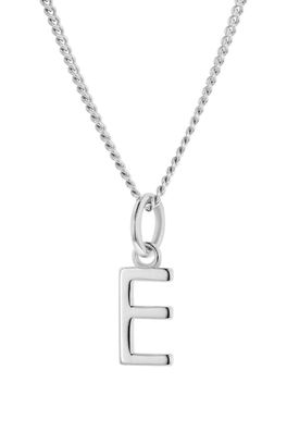 trendor Schmuck Damen-Halskette mit Buchstabe E Anhänger Silber 925 15210-E