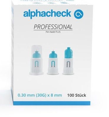 Alphacheck professional Pen-Nadeln Plus 30 G x 8mm