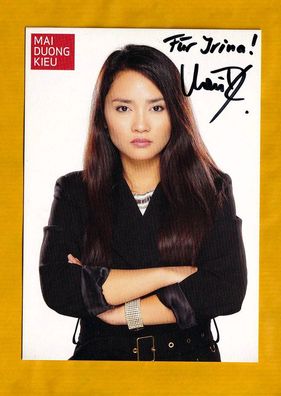 Mai Duong Kieu - (deutsch-vietnamesische Schauspielerin ) - persönlich signiert (3)