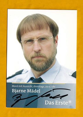 Bjarne Mädel - ( Mord mit Aussicht ) - persönlich sig. Autogrammkarte