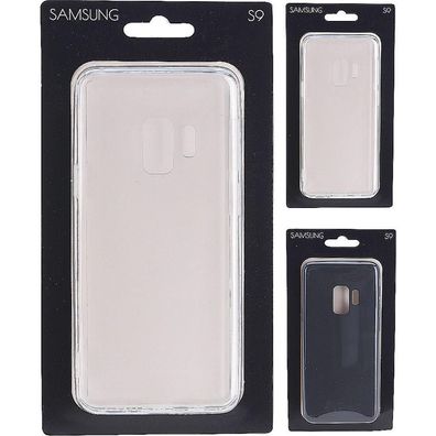 Handyhülle Samsung Galaxy S9 Handycover Silikon schwarz oder transparent