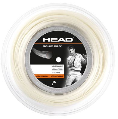 Head Sonic Pro 16 White 200 m Tennissaite