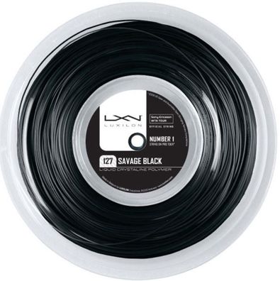 Luxilon Savage Black 1.27 mm 200 m Tennissaite