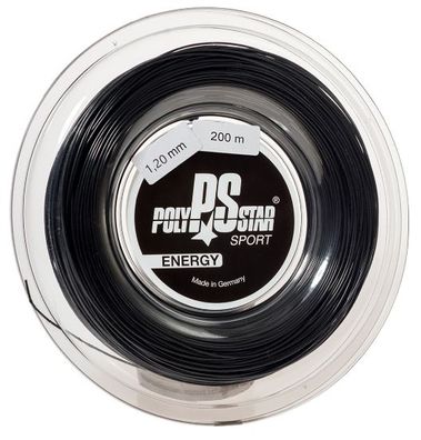 Polystar Energy 1,20 mm black 200 m Tennissaite