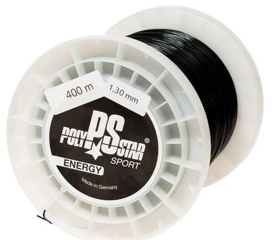 Polystar Energy 1.30 mm black 400 m Tennissaite