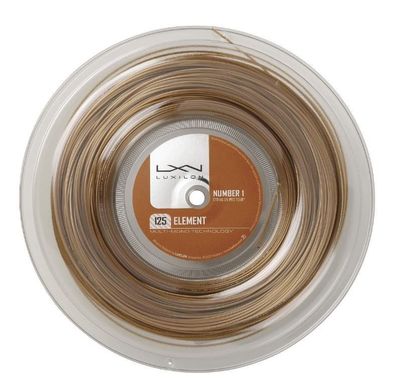 Luxilon Element 1.25 mm bronze 200 m Tennissaite