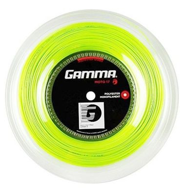 Gamma Moto Lime 200 m Tennissaite (Haltbarkeit und Ballkontrolle)