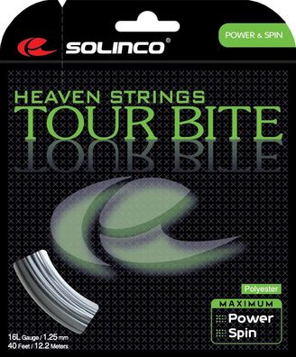 Solinco Tour Bite 1.25 mm grau 12.20 m Tennissaite