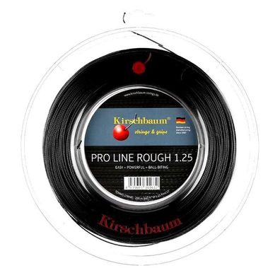 Kirschbaum Pro Line Rough 1.30 mm schwarz 200 m Tennissaite