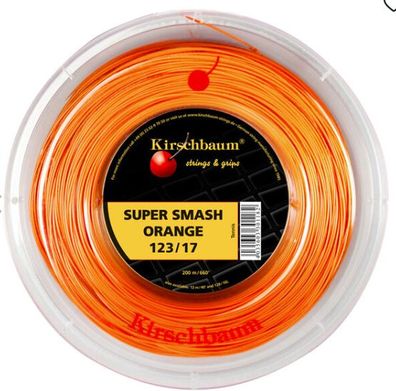 Kirschbaum Super Smash 1.23 mm Orange 200 m Tennissaite