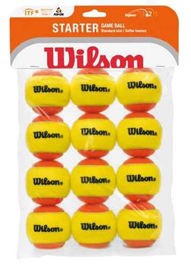 Wilson Starter Red Balls 12 Tennisbälle