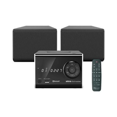 Silva Schneider SMP360BT Kompakt-Anlage mit Bluetooth, USB & MP3-Wiedergabe